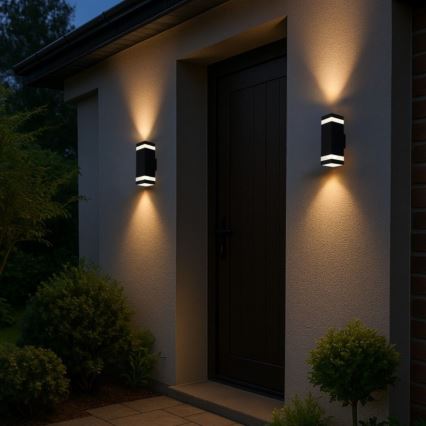 Rabalux - LED Outdoor Wall Light, 16W, 230V, IP65, Anthracite