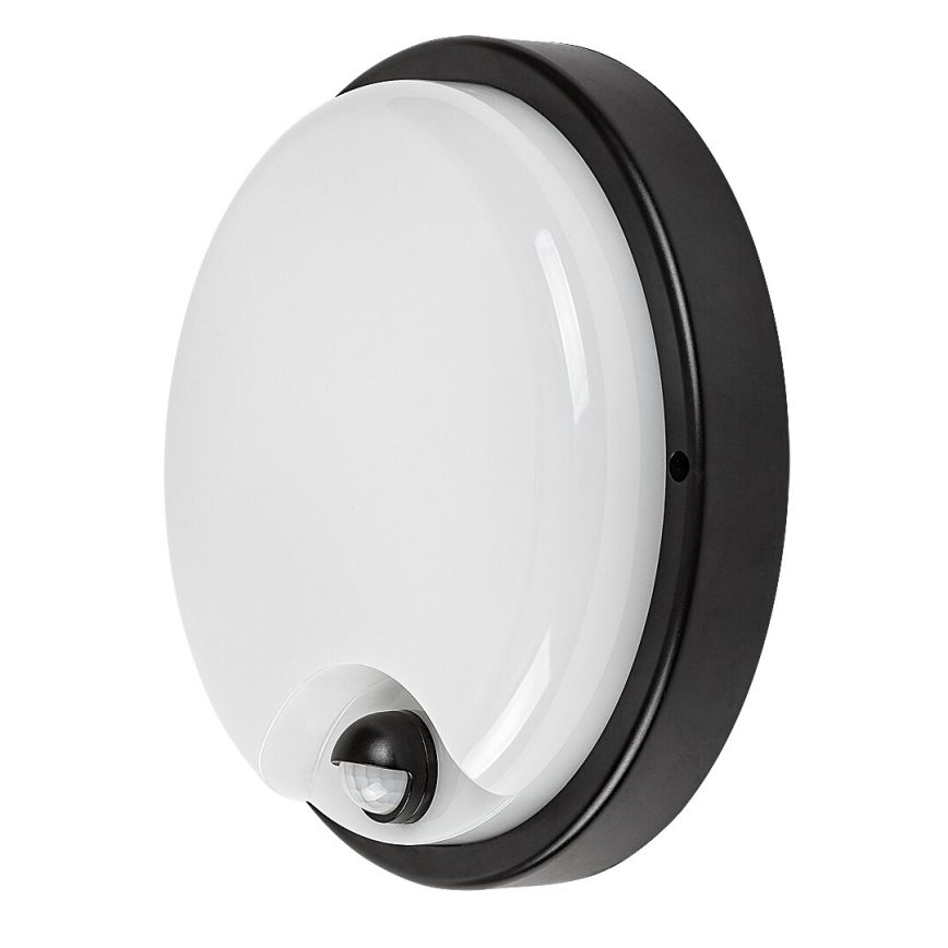 Rabalux - LED Outdoor Wall Light with Sensor, LED/18W/230V, IP65, Black