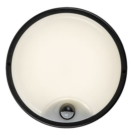 Rabalux - LED Outdoor Wall Light with Sensor, LED/18W/230V, IP65, Black