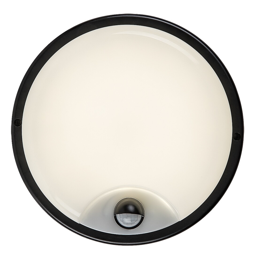 Rabalux - LED Outdoor Wall Light with Sensor, LED/18W/230V, IP65, Black