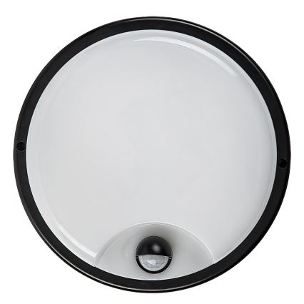 Rabalux - LED Outdoor Wall Light with Sensor, LED/18W/230V, IP65, Black