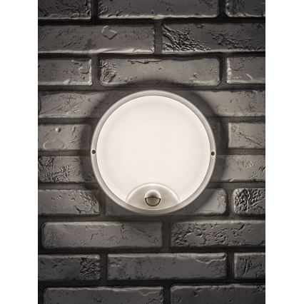Rabalux - LED Outdoor Wall Light with Sensor LED/18W/230V IP65 White