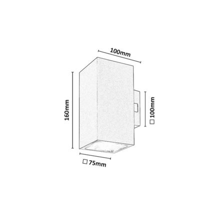 Rabalux - LED Outdoor Wall Light LED/18W/230V 2700/4000/6500K IP65