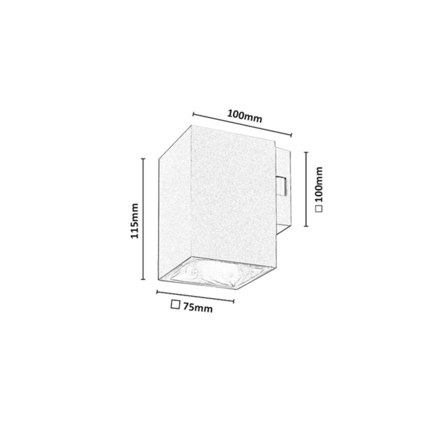 Rabalux - LED Outdoor Wall Light LED/9W/230V 2700/4000/6500K IP65
