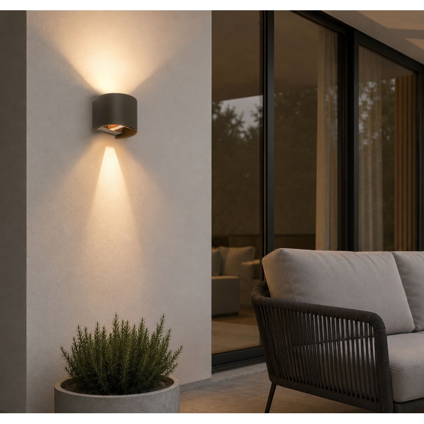 Rabalux - LED Outdoor Wall Light LED/5W/230V 2700/4000/6500K IP54 beige