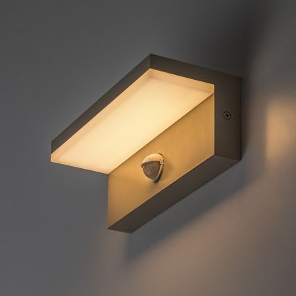 Rabalux - LED outdoor wall light with sensor LED/9W/230V IP54 beige