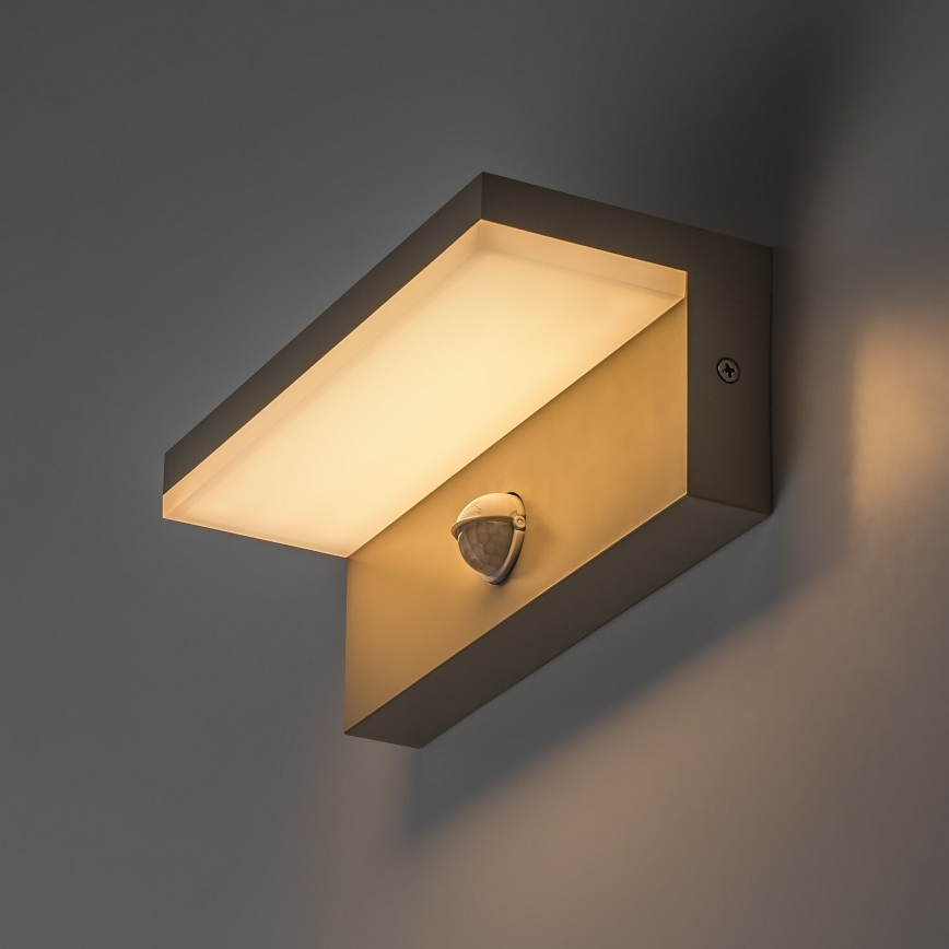 Rabalux - LED outdoor wall light with sensor LED/9W/230V IP54 beige