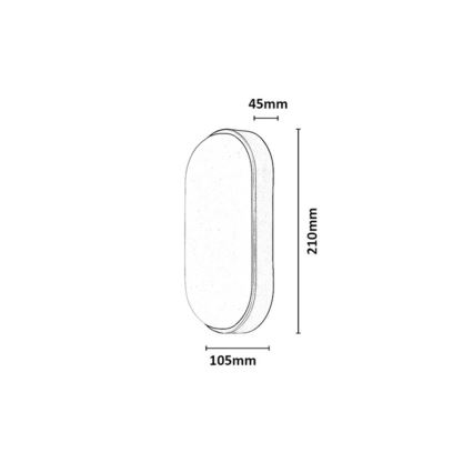 Rabalux - LED Outdoor Wall Light LED/14W/230V IP54 black