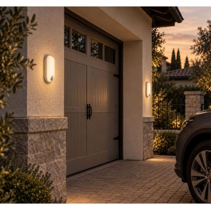 Rabalux - LED Outdoor Ceiling Light with Sensor LED/15W/230V IP65 White