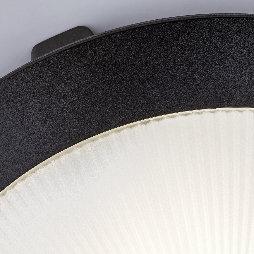 Rabalux - Outdoor ceiling light 1xE27/9W/230V IP65 Ø 30 cm black