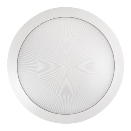 Rabalux - Outdoor ceiling light with motion sensor 1xE27/9W/230V IP65 Ø 30 cm white
