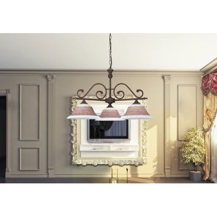 Rabalux 7747 - chandelier on a chain MAGDALENA 3xE27/60W/230V