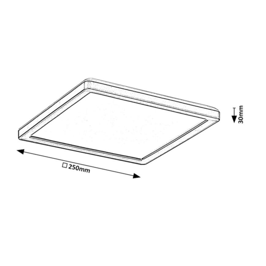 Rabalux - LED Dimmable outdoor ceiling light LED/15W/230V Wi-Fi Tuya 2700-6500K IP44 + remote control