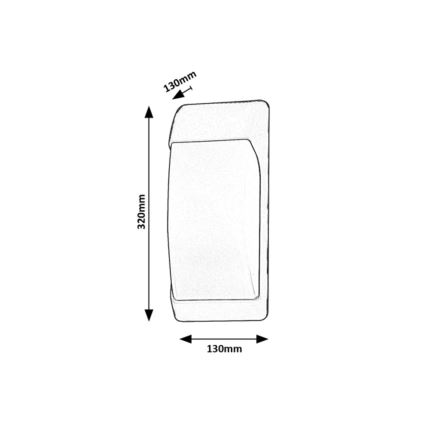 Rabalux - Outdoor wall light 1xE27/12W/230V IP65