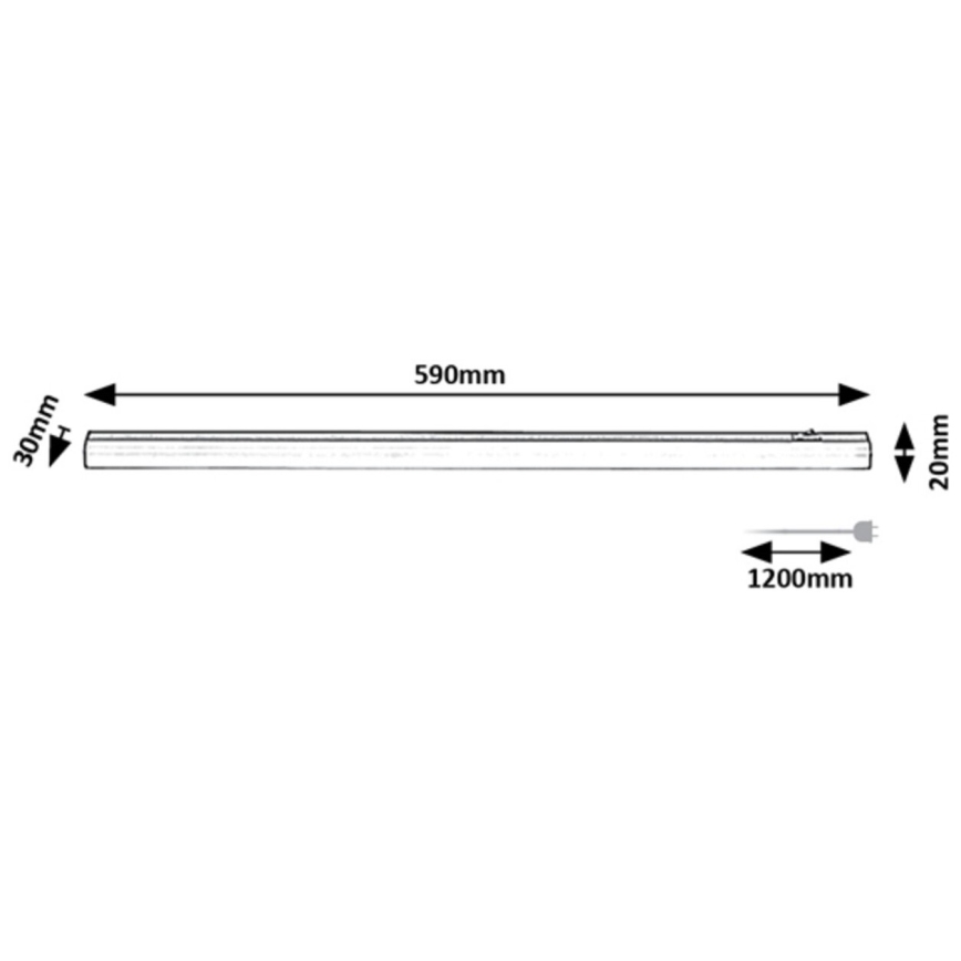 Rabalux - LED Under kitchen cabinet light LED/9W/230V 4000K 59 cm