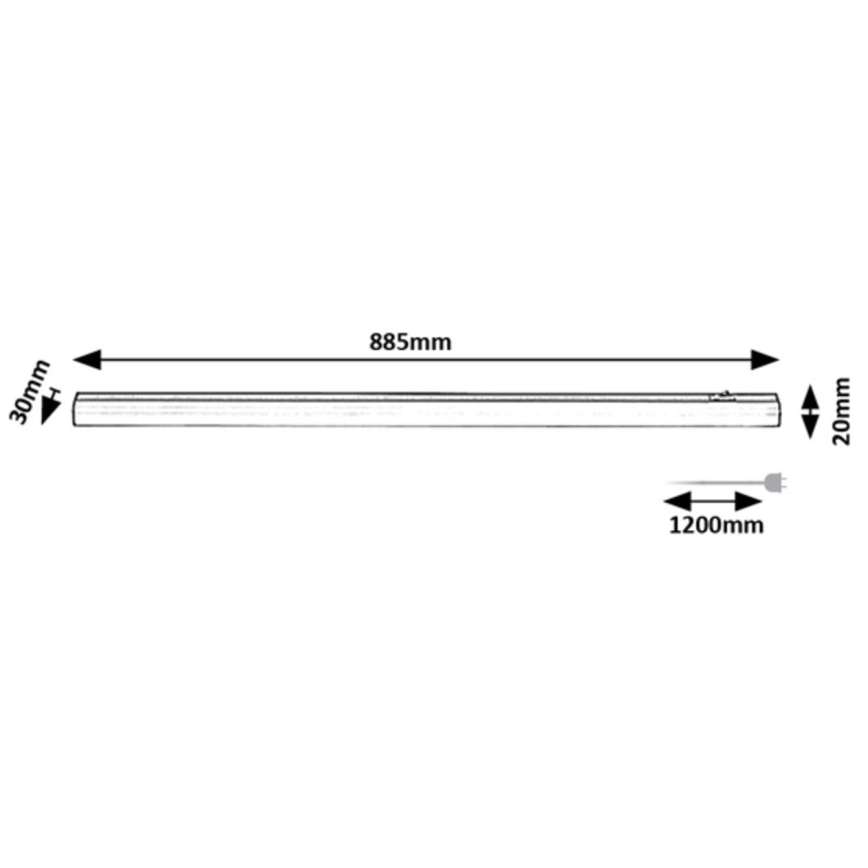 Rabalux - LED Under kitchen cabinet light LED/13W/230V 4000K 88 cm