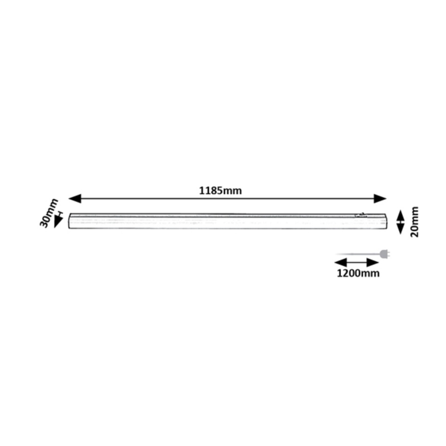Rabalux - LED Under kitchen cabinet light LED/18W/230V 4000K 118 cm