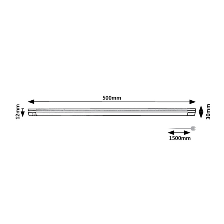 Rabalux - LED Dimmable under kitchen cabinet light with sensor LED/8W/230V 3000K 50 cm