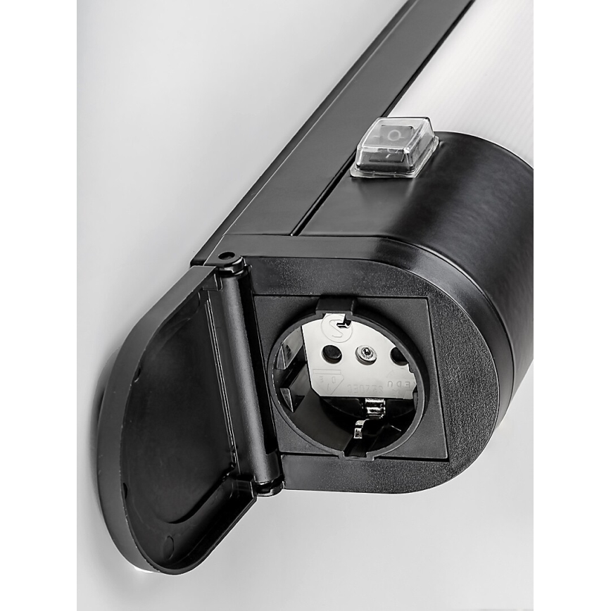 Rabalux - LED Under kitchen cabinet light with a socket LED/17W/230V 4000K IP44 black 57 cm