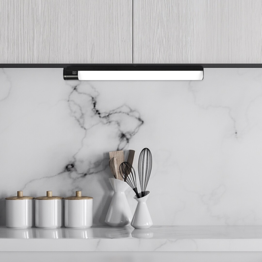 Rabalux - LED Under kitchen cabinet light with a socket LED/20W/230V 4000K IP44 black 87 cm