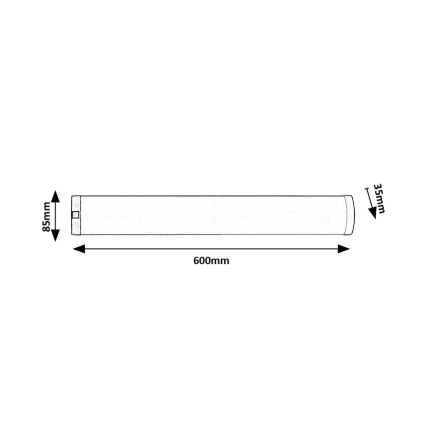 Rabalux - LED Under kitchen cabinet light LED/8W/230V 4000K 60 cm matte chrome