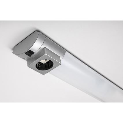 Rabalux - LED Under kitchen cabinet light with a socket LED/8W/230V 4000K 68 cm matte chrome