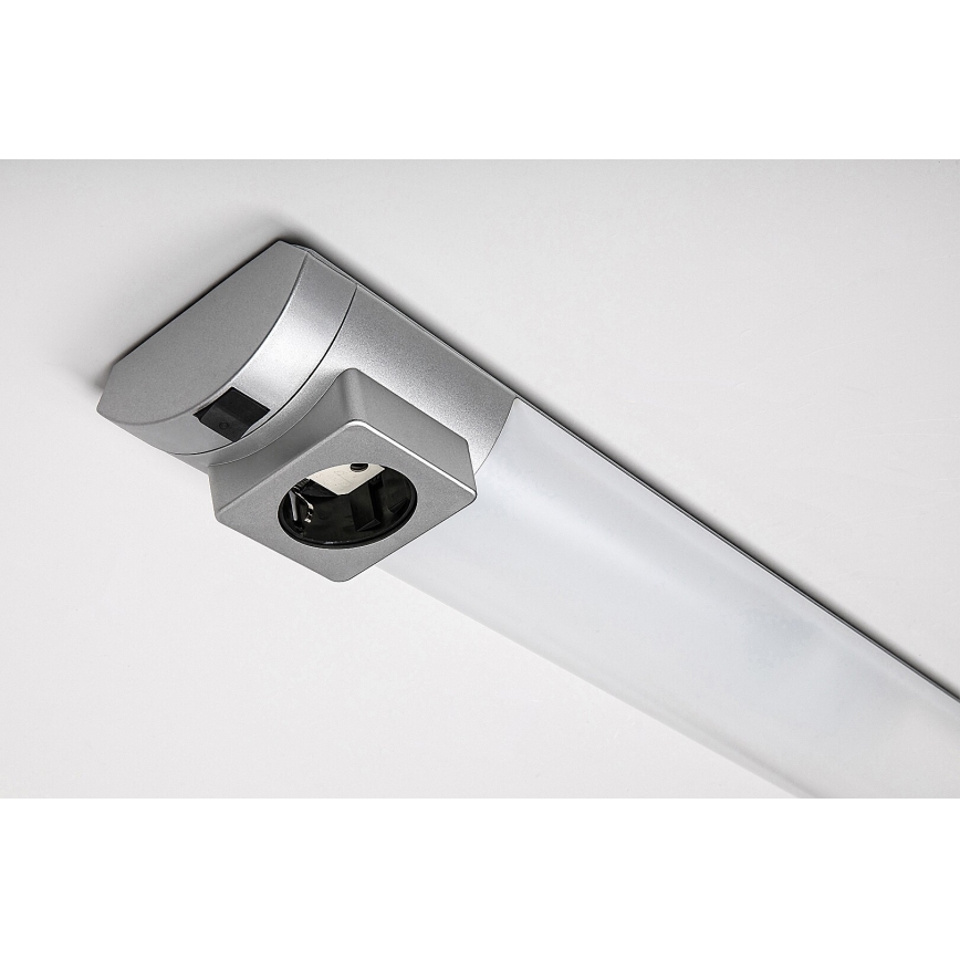 Rabalux - LED Under kitchen cabinet light with a socket LED/8W/230V 4000K 68 cm matte chrome