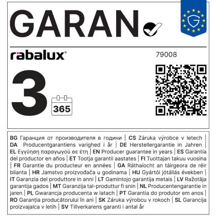 Rabalux - LED Bulb T45 E27/4W/230V 3000K