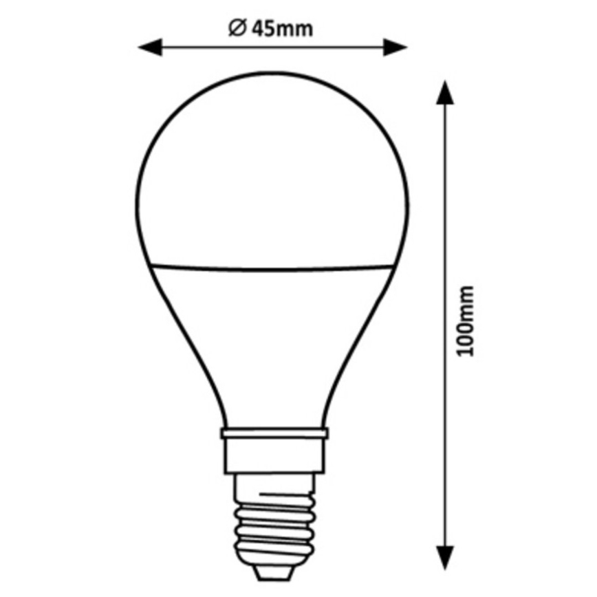 Rabalux - LED Bulb G45 E14/2W/230V 3000K Energy class A