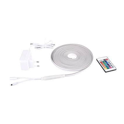 Rabalux - LED RGBW Dimmable strip LED/21W/230V 5 m IP67 + remote control