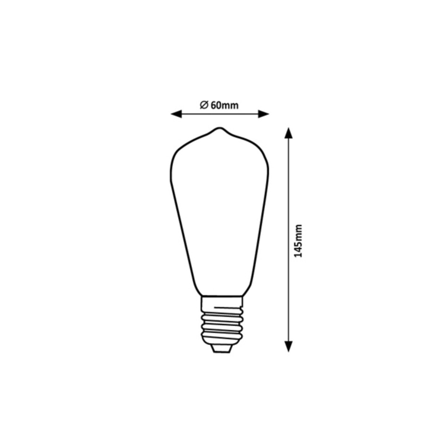 Rabalux - LED Bulb ST64 E27/4W/230V 4000K