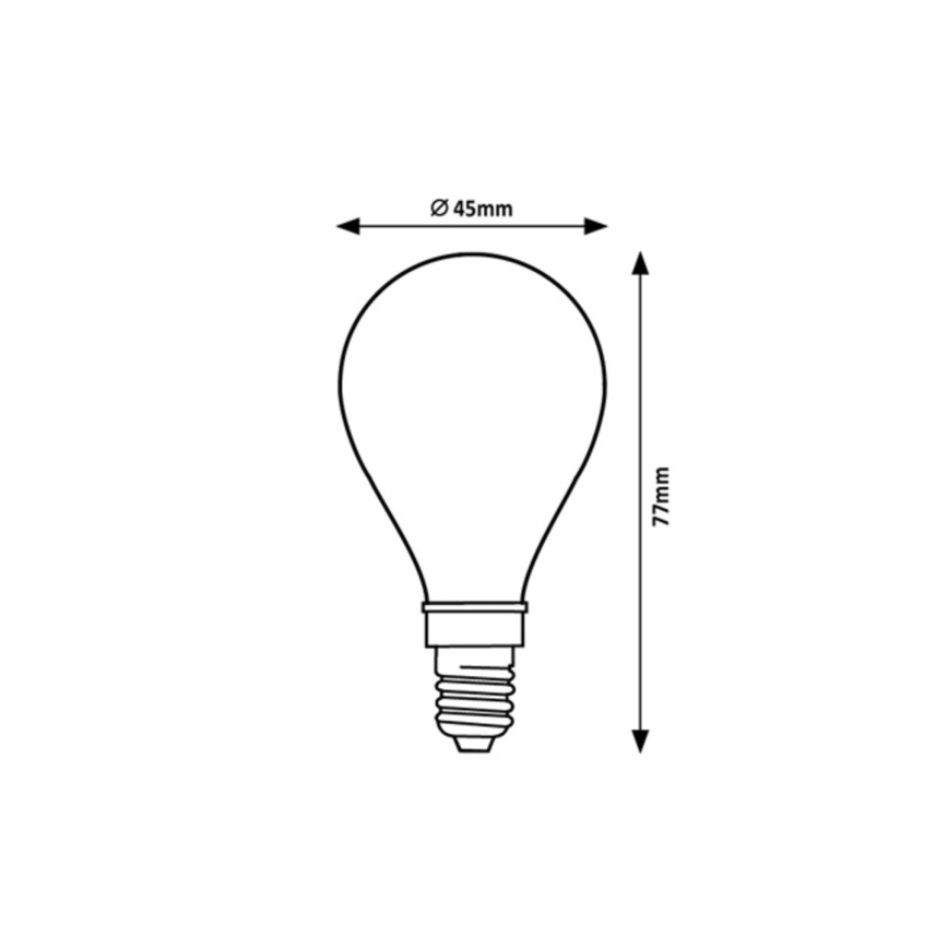 Rabalux - LED Bulb G45 E14/4W/230V 2700K