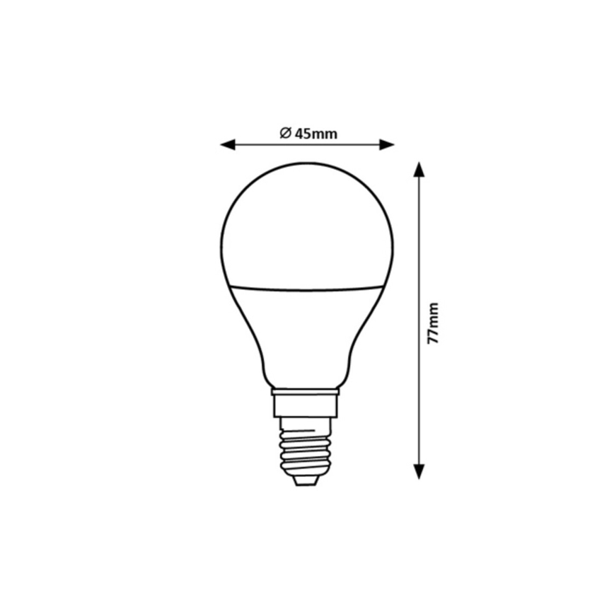 Rabalux - LED Bulb G45 E14/5W/230V 6500K