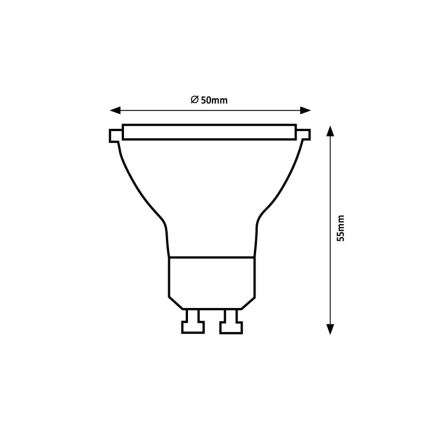 Rabalux - LED Bulb GU10/5W/230V 4000K Energy Class A