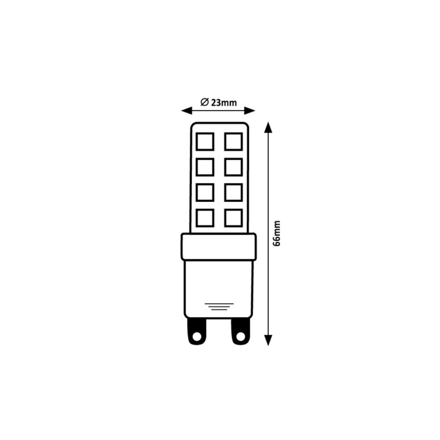 Rabalux - LED Bulb G9/7W/230V 4000K