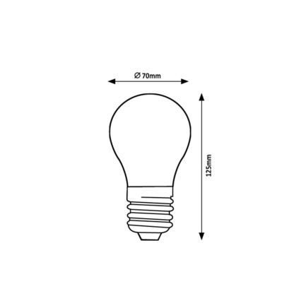 Rabalux - LED Filament Bulb A70 E27/18W/230V 4000K