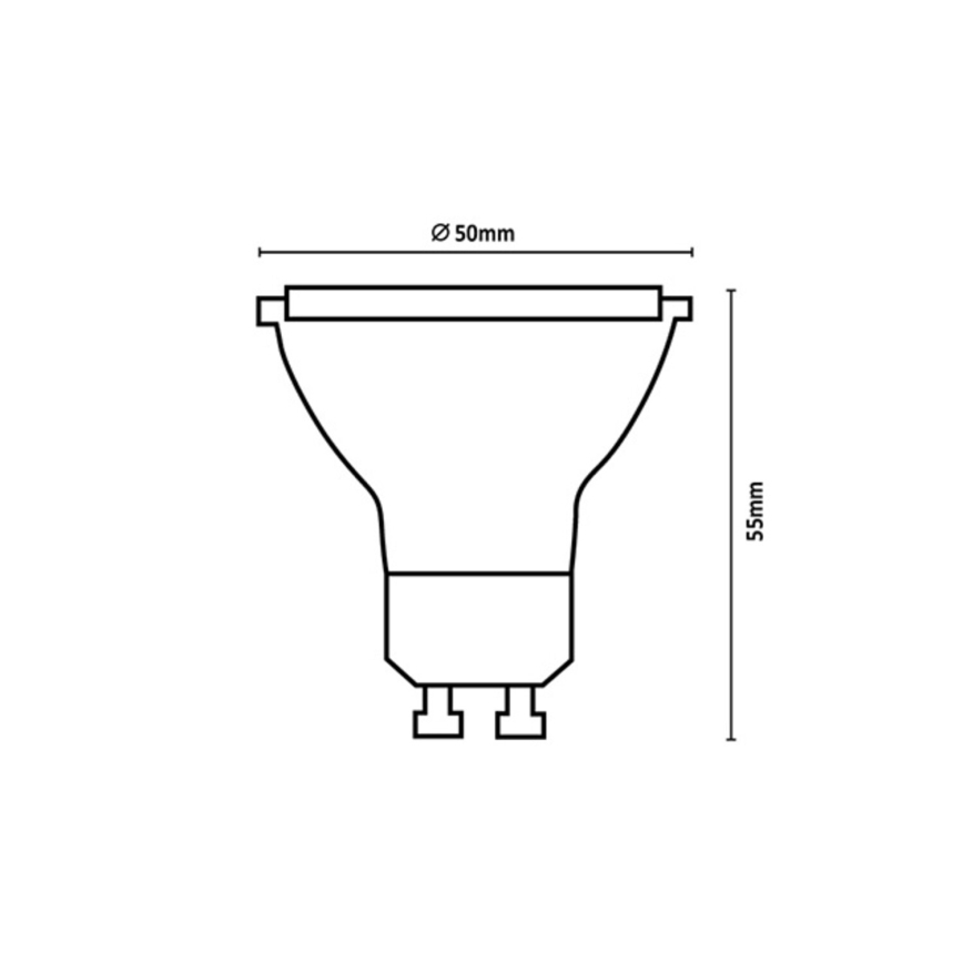 Rabalux - LED Bulb SMD GU10/7W/230V 3000K