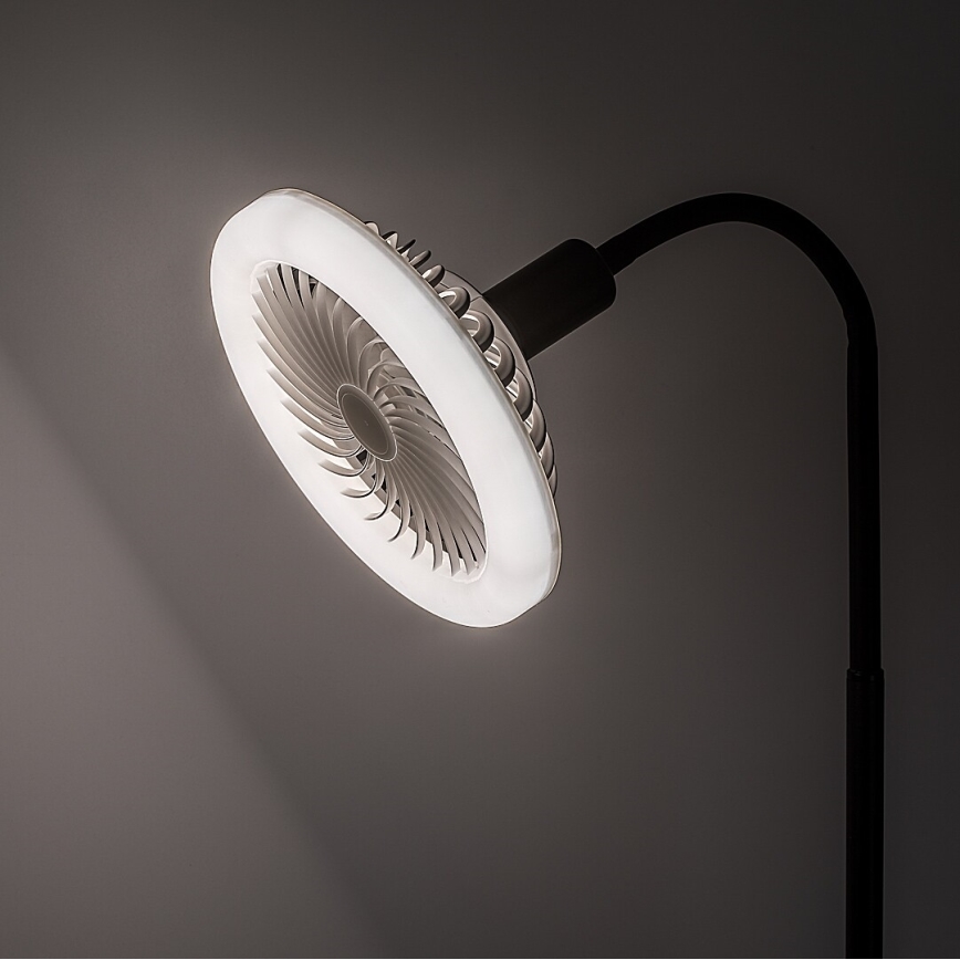 Rabalux - Dimmable LED bulb with fan SMD E27/16W/230V 3000-6500K + remote control