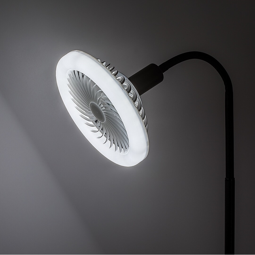 Rabalux - Dimmable LED bulb with fan SMD E27/16W/230V 3000-6500K + remote control