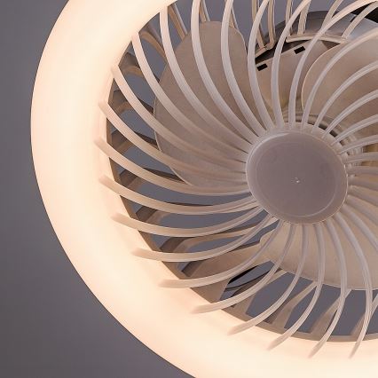 Rabalux - Dimmable LED bulb with fan SMD E27/16W/230V 3000-6500K + remote control