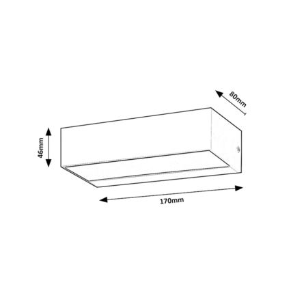 Rabalux - LED Outdoor wall light LED/10W/230V IP65