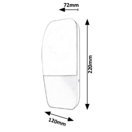 Rabalux - LED Outdoor wall light LED/10W/230V IP65 800lm 4000K