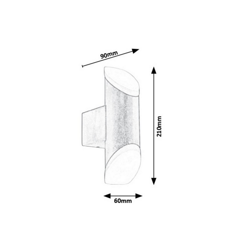 Rabalux - LED Outdoor wall light LED/6W/230V IP44 270lm 3000K