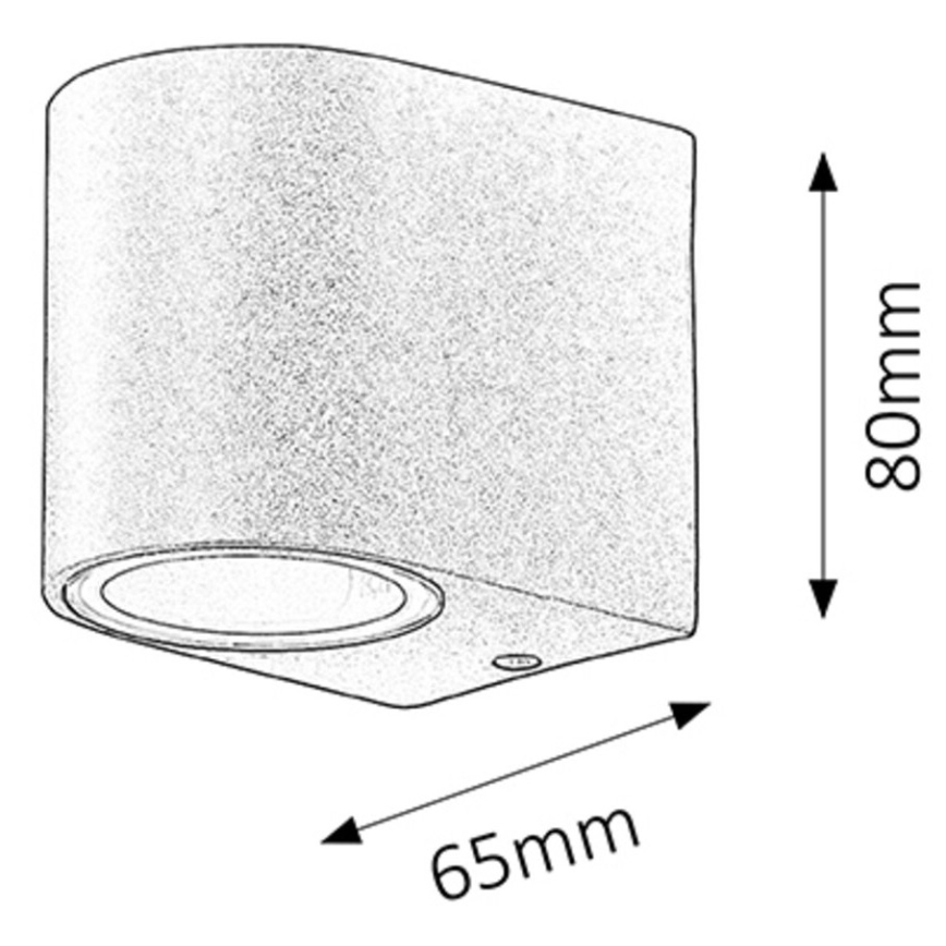 Rabalux - Outdoor wall lighting 1xGU10/35W/230V