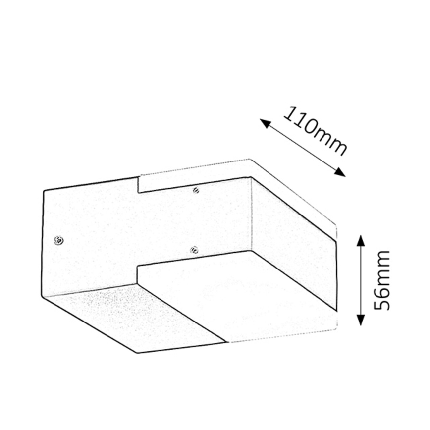 Rabalux 8060 - Outdoor LED wall light BONA 2xLED/4,5W
