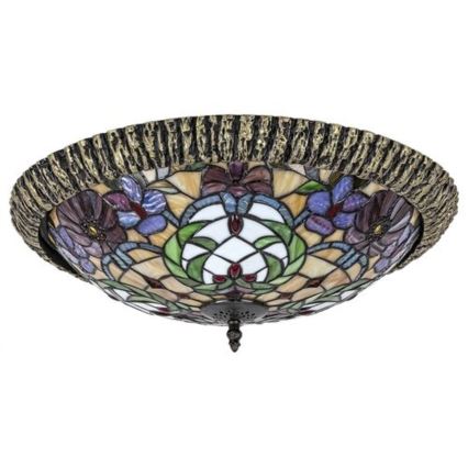 Rabalux - Tiffany stained glass ceiling light 2xE27/60W/230V