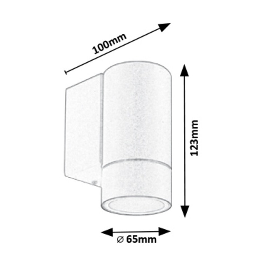 Rabalux - Outdoor wall light 1xGU10/10W/230V IP54 white