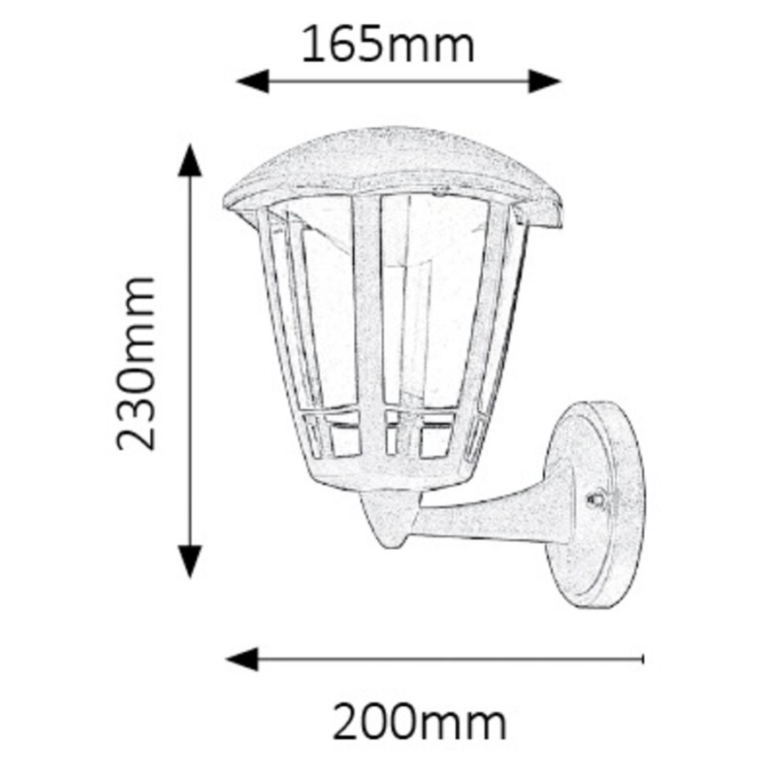 Rabalux - LED Outdoor wall light LED/8W/230V IP44