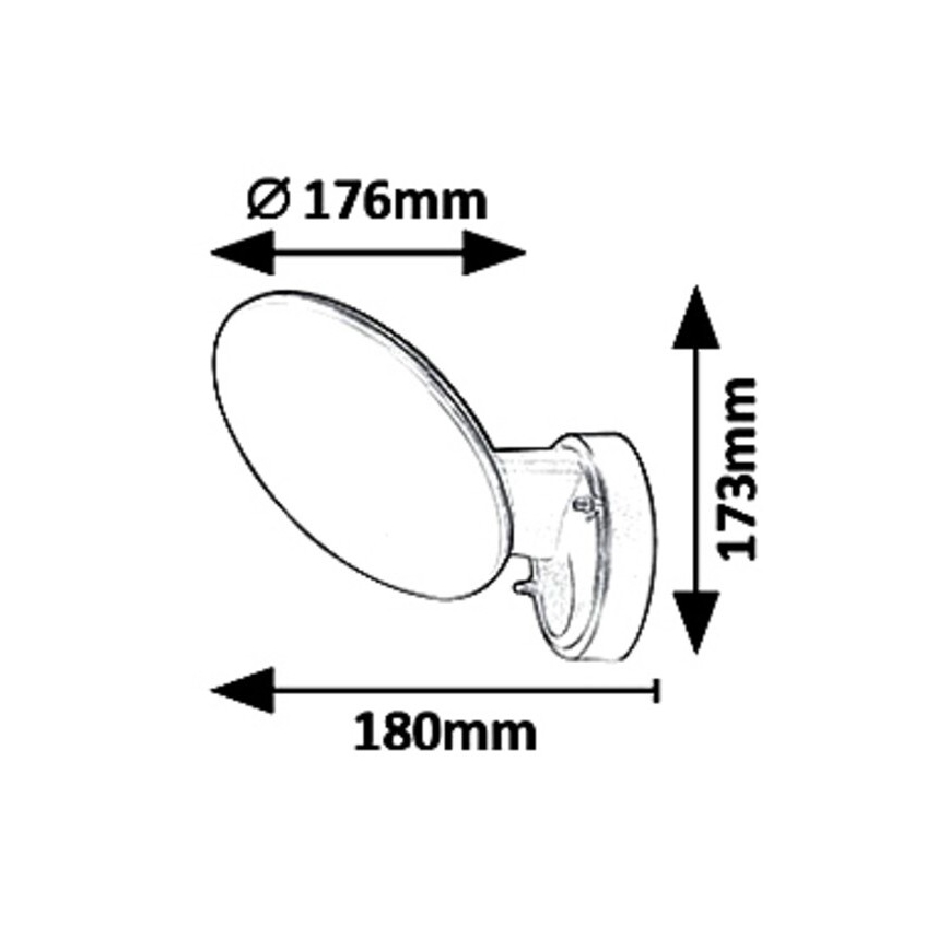 Rabalux - LED Outdoor wall light LED/12W/230V IP54
