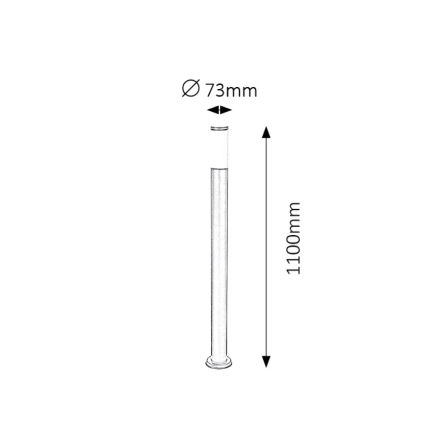 Rabalux - Outdoor lamp 1xE27/25W/230V IP44 110 cm